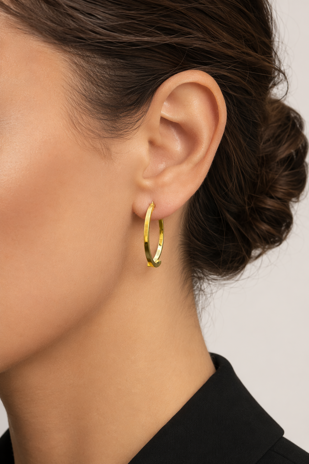 Çapraz Uçlu Halka Küpe