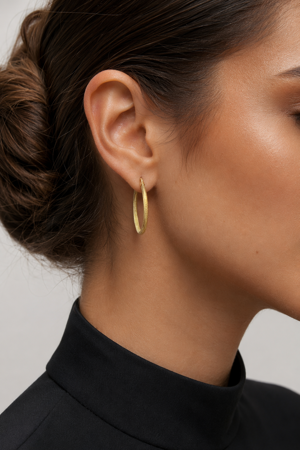 Desenli Halka Küpe