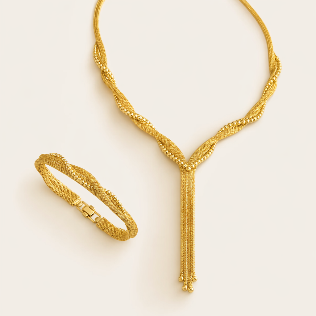 22 Ayar Altın Set - Model 05