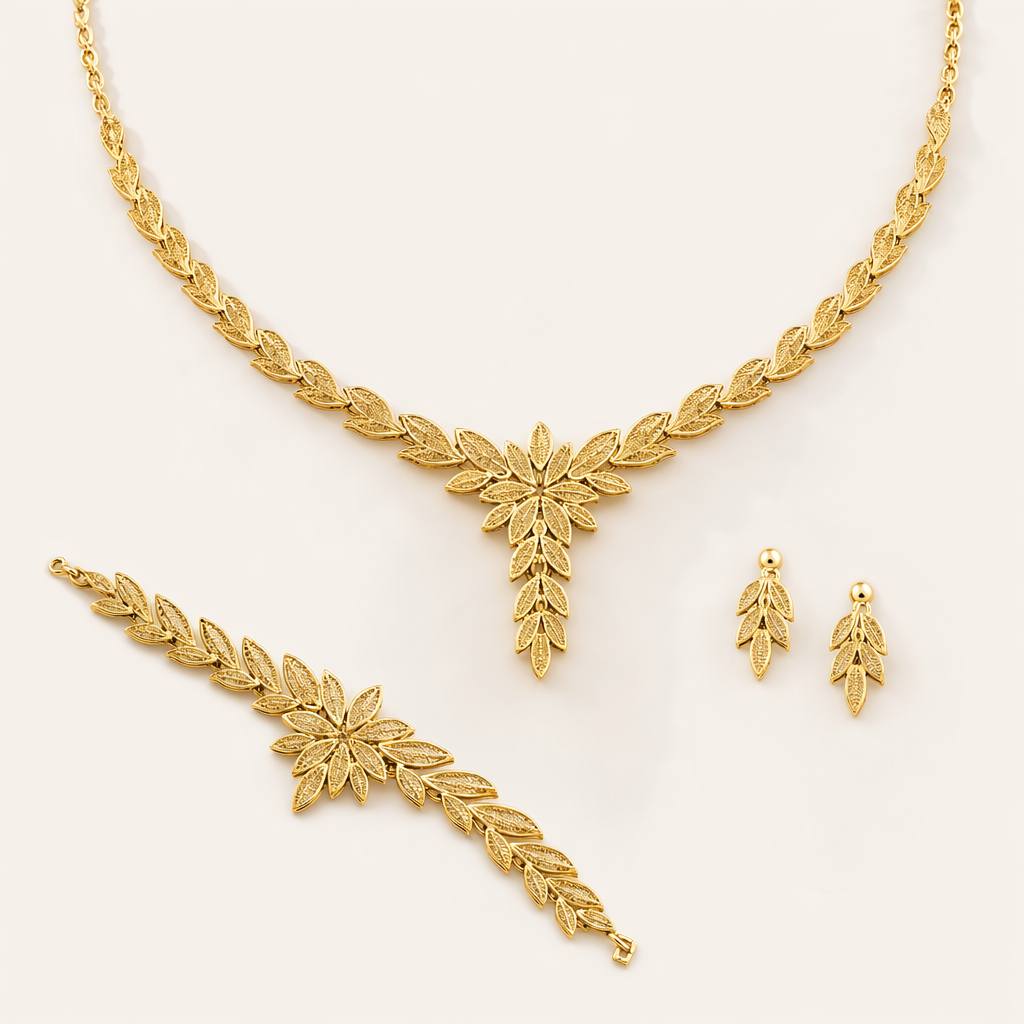 22 Ayar Altın Set - Model 07